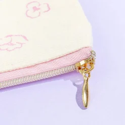 Korilakkuma & Chairoikoguma Flower Tea Time Flat Pouch - Pink