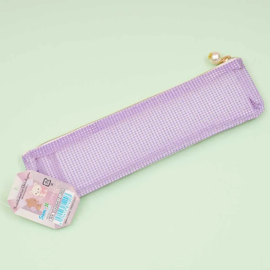 Korilakkuma & Chairoikoguma Jewel Cherry Toothbrush Pouch