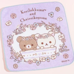 Korilakkuma & Chairoikoguma Flower Tea Time Mini Towel