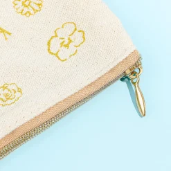 Korilakkuma & Chairoikoguma Flower Tea Time Flat Pouch - Yellow