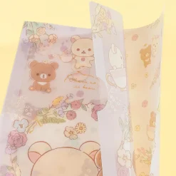 Korilakkuma & Chairoikoguma Flower Tea Time A4 File Folder