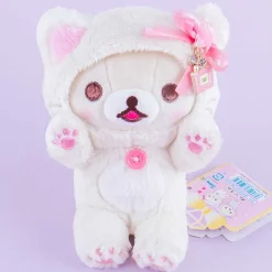 Korilakkuma And Cute Cats Plushie - Medium
