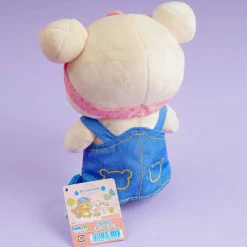 Korilakkuma Denim Overalls Plushie - Medium