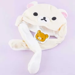 Korilakkuma Fluffy Hat With Movable Hands