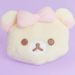 Korilakkuma Fluffy Ribbon Coin Purse