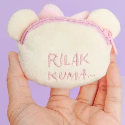 Korilakkuma Fluffy Ribbon Coin Purse