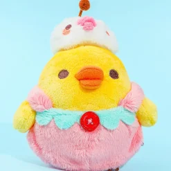 Korilakkuma Full of Strawberry Day Plushie - Kiiroitori / Medium