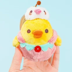 Korilakkuma Full of Strawberry Day Plushie - Kiiroitori / Medium