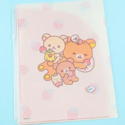 Korilakkuma Full of Strawberry Day Multi-Slot A4 File Folder