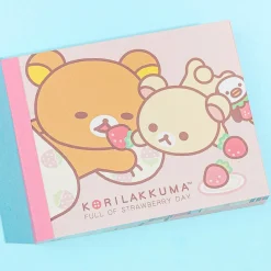 Korilakkuma Full of Strawberry Day Memo Pad - Picnic