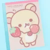 Korilakkuma Full of Strawberry Day Memo Pad - Eating