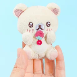Korilakkuma Full of Strawberry Day Plushie - Sparkly Eyes / Mini