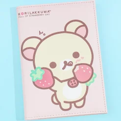 Korilakkuma Full of Strawberry Day Medication Notebook Case