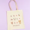 Korilakkuma Full of Strawberry Day Two-Toned Tote Bag