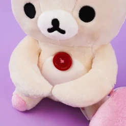 Korilakkuma Heart Sitting Plushie Phone Holder