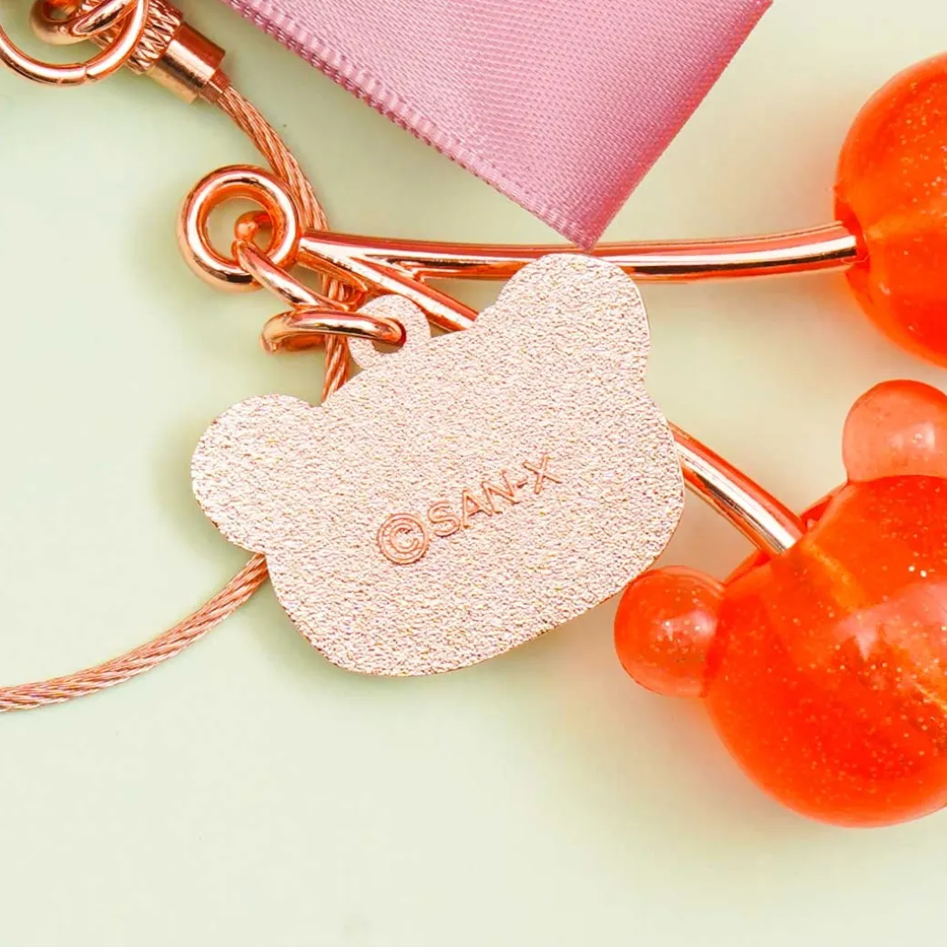 Korilakkuma Korikogu Jewel Cherry Keychain