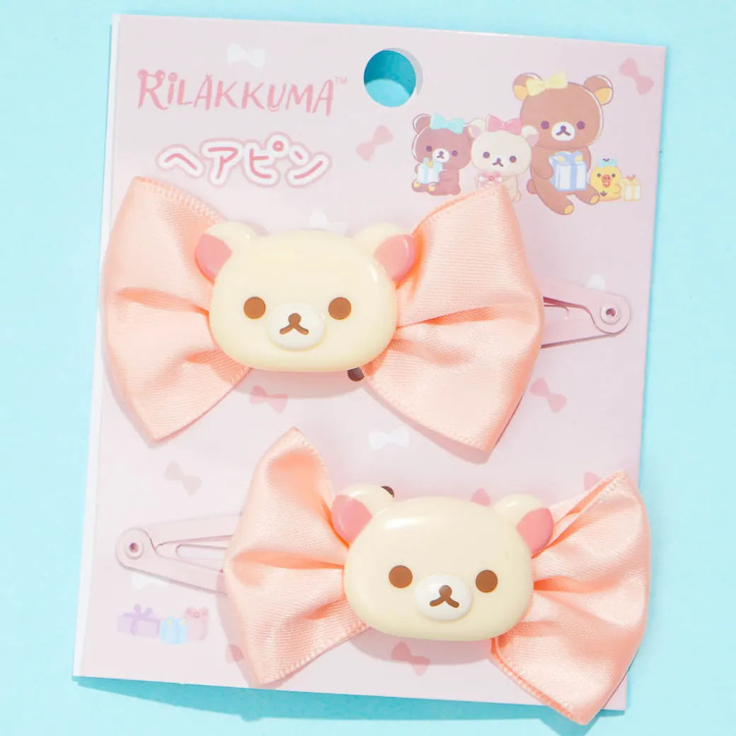 Korilakkuma Ribbony Hair Clips