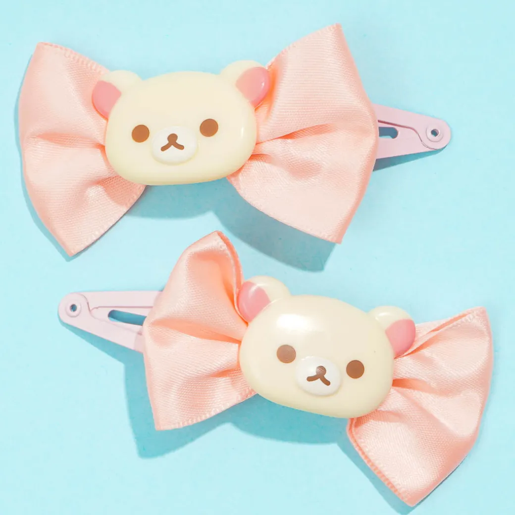 Korilakkuma Ribbony Hair Clips
