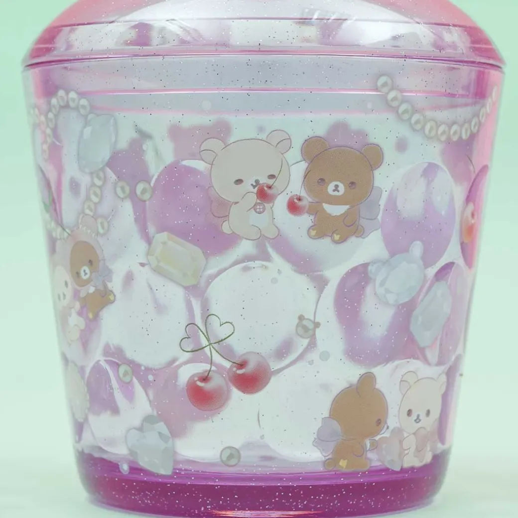 Korilakkuma x Chairoikoguma Korikogu Jewel Cherry Canister