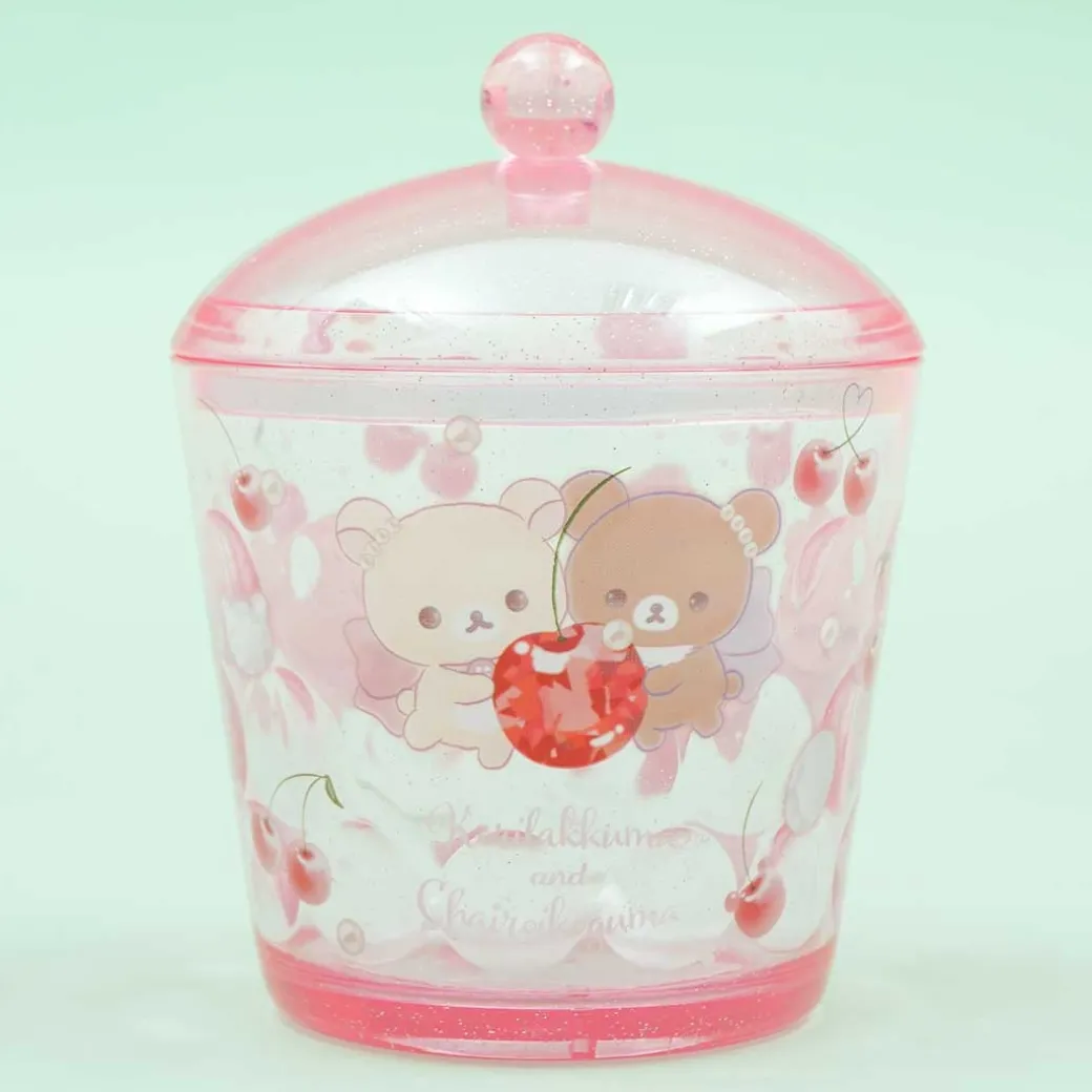 Korilakkuma x Chairoikoguma Sharing Korikogu Jewel Cherry Canister