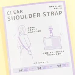 Kuromi & Baku Clear Shoulder Strap