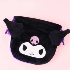 Kuromi & Baku Double Drawstring Pouch