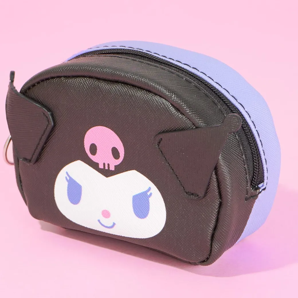 Kuromi & Baku Face Double-Sided Pouch
