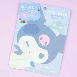 Kuromi & Baku Face Pack - Blueberry