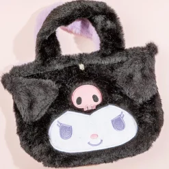 Kuromi & Baku Furry Mini Handbag