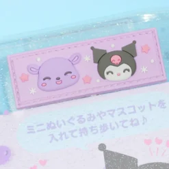 Kuromi & Baku Glittery Clear Pouch