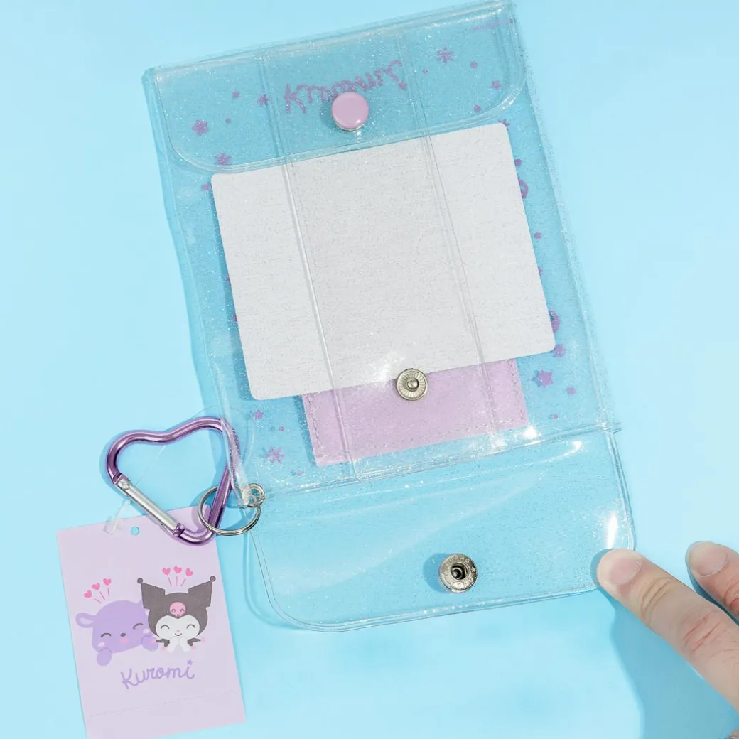 Kuromi & Baku Glittery Clear Pouch
