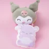 Kuromi & Baku Plush Charm With Acrylic Badge