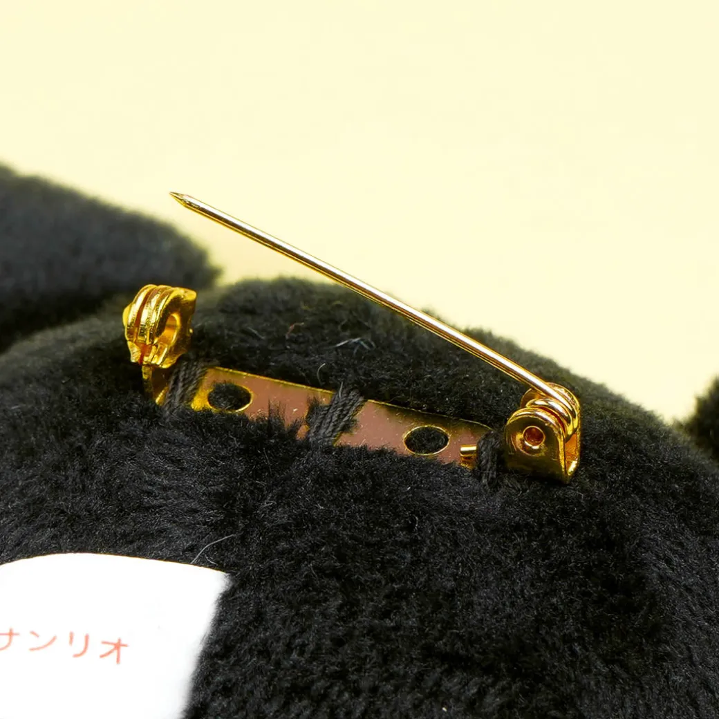 Kuromi & Baku Plushie Badge Set