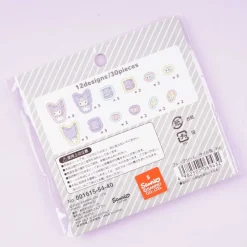 Kuromi & Baku Skull Love Candy Flake Seal Pack