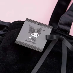 Kuromi Frilly Velvet Tote Bag