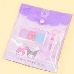 Kuromi & My Melody Eyeshadow Palette & Lipstick Set