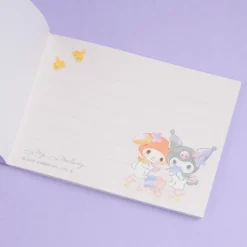 Kuromi & My Melody Fluffy Clouds Mini Memo Pad