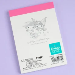 Kuromi & My Melody Fluffy Clouds Mini Memo Pad