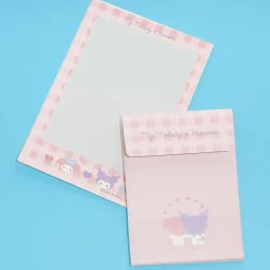 Kuromi & My Melody Heart Balloons Mini Letter Set
