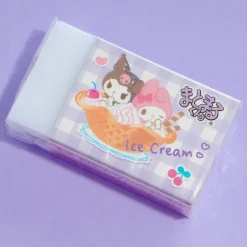 Kuromi & My Melody Ice Cream Eraser