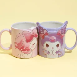 Kuromi & My Melody Kiss Pair Mug Set