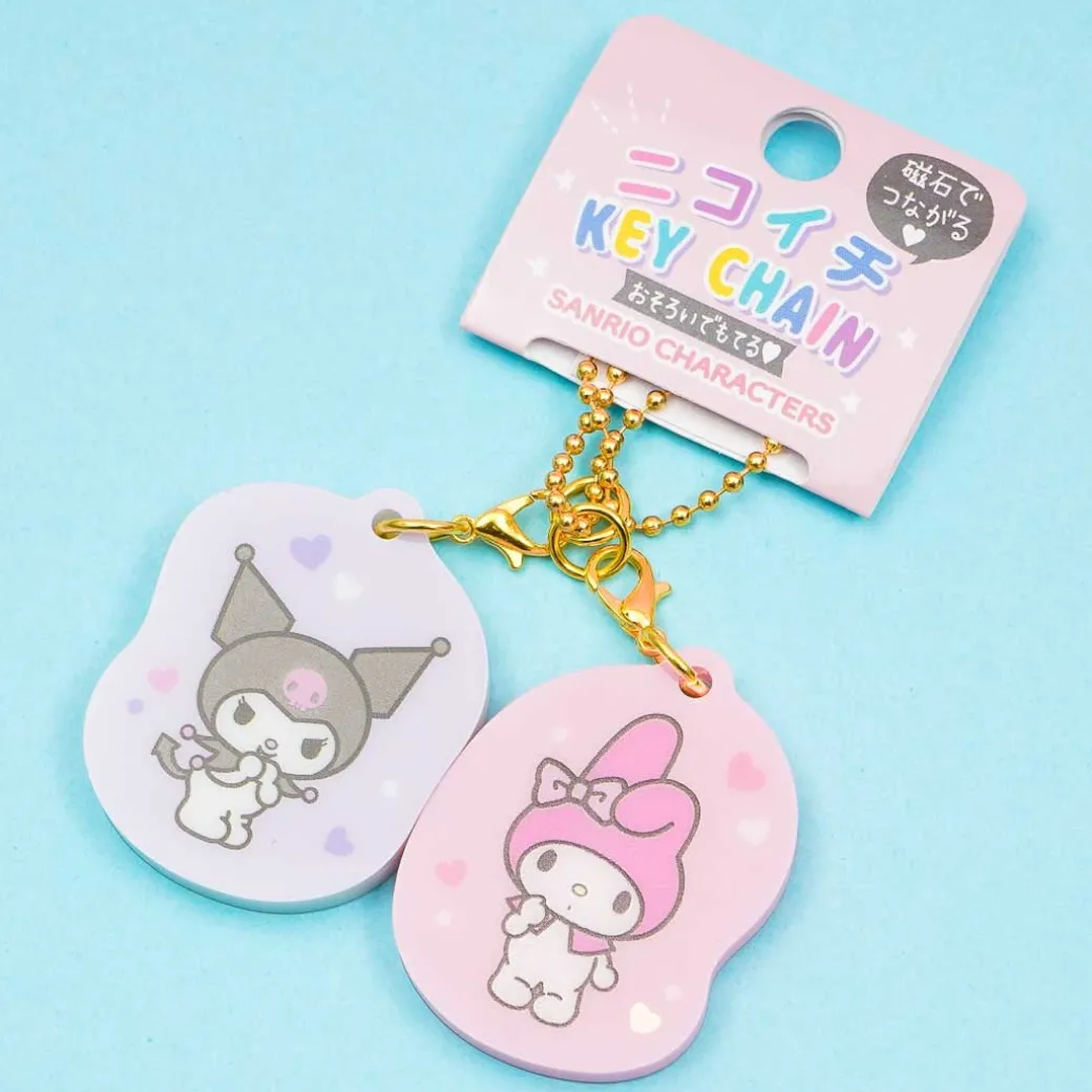 Kuromi & My Melody Nikoichi Keychain