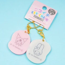 Kuromi & My Melody Nikoichi Keychain