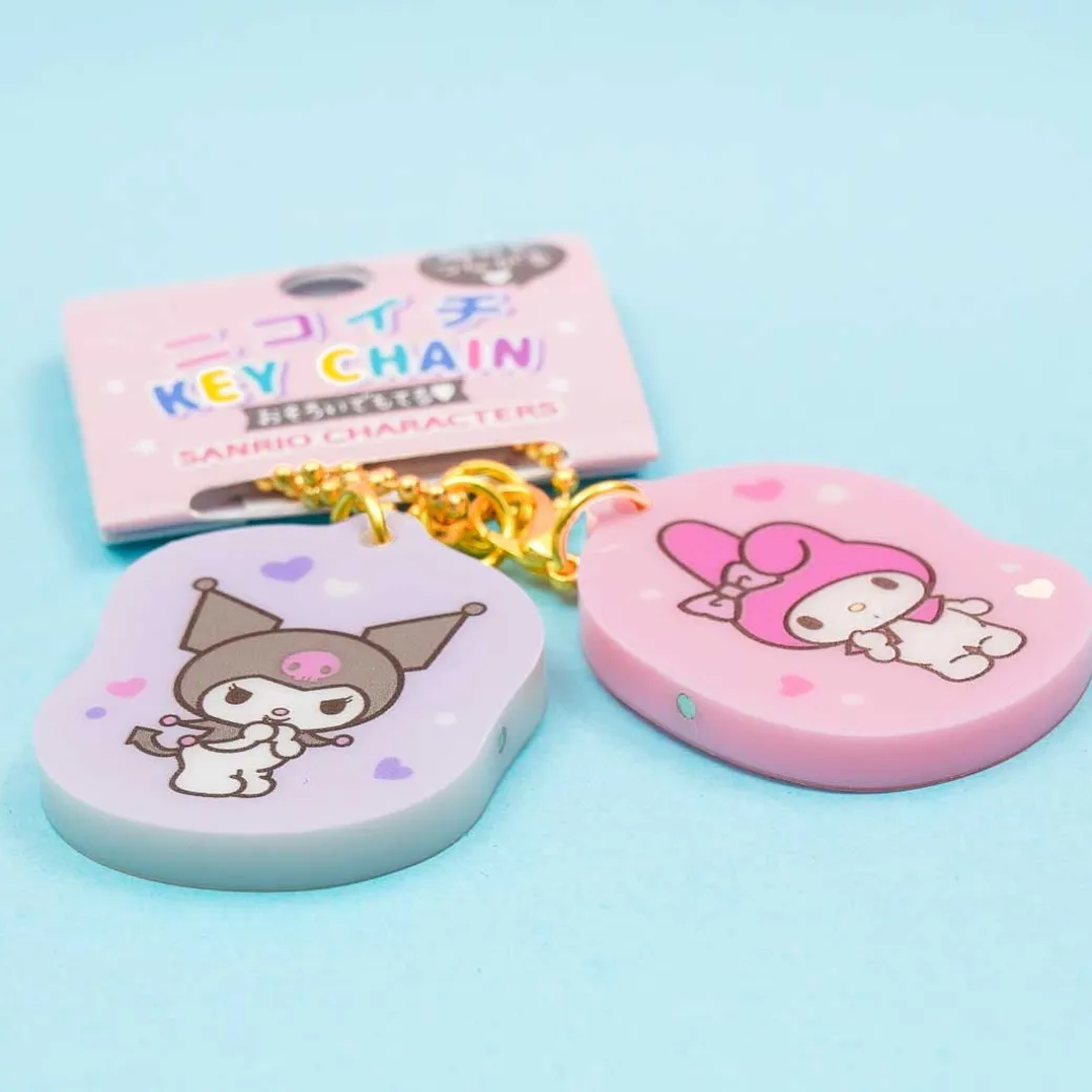 Kuromi & My Melody Nikoichi Keychain
