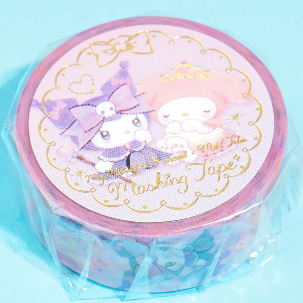 Kuromi & My Melody x Miki Takei Washi Tape