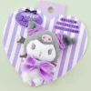 Kuromi & Ribbon Plushie Hair Clip