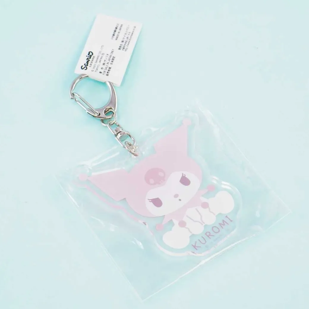 Kuromi Acrylic Charm - Pastel Pink