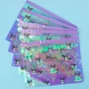 Kuromi Aurora Holographic Zip Bag Set - 5 Pcs