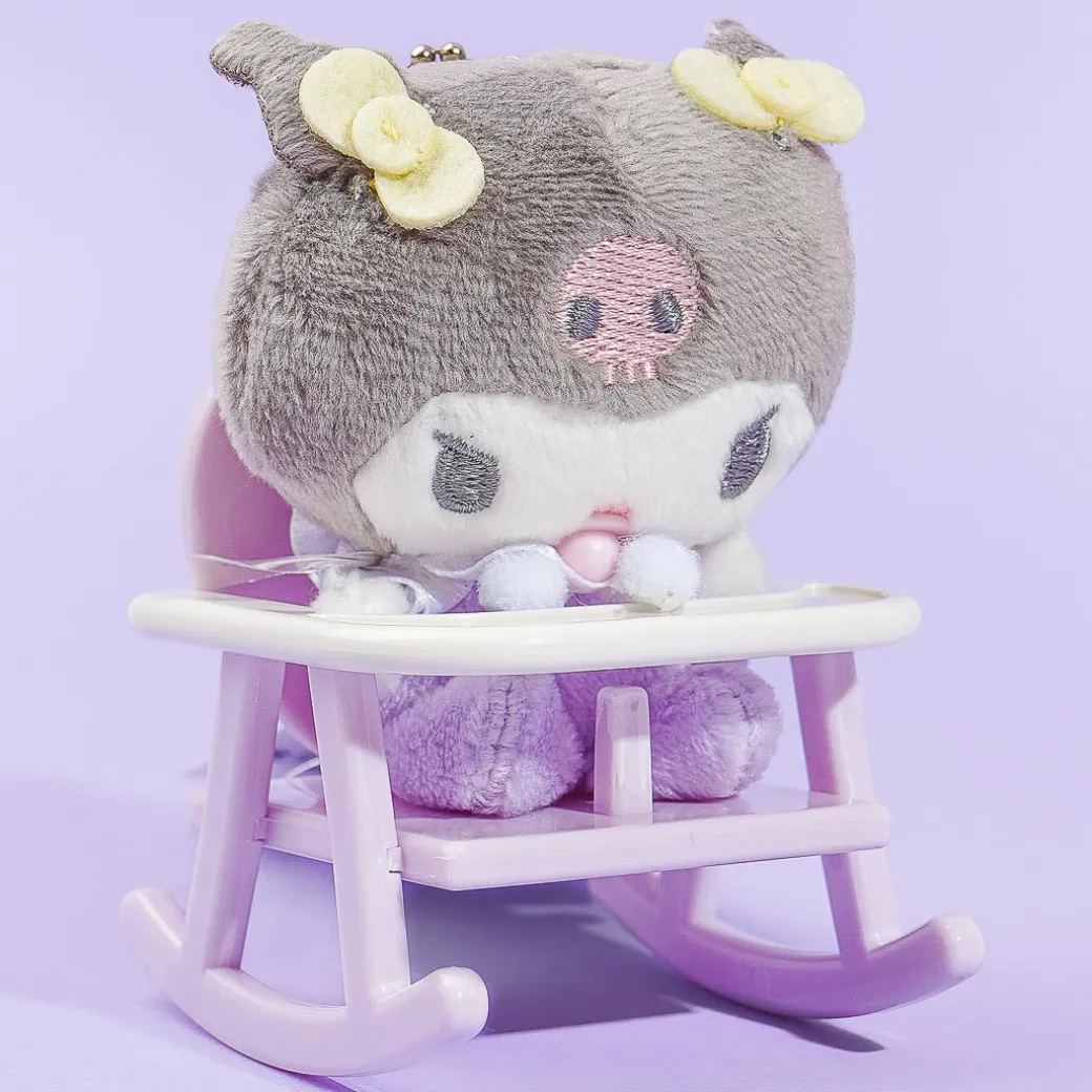 Kuromi Baby Plushie Charm With Rocking Chair