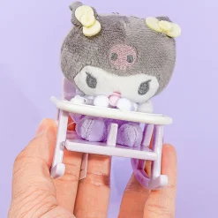 Kuromi Baby Plushie Charm With Rocking Chair